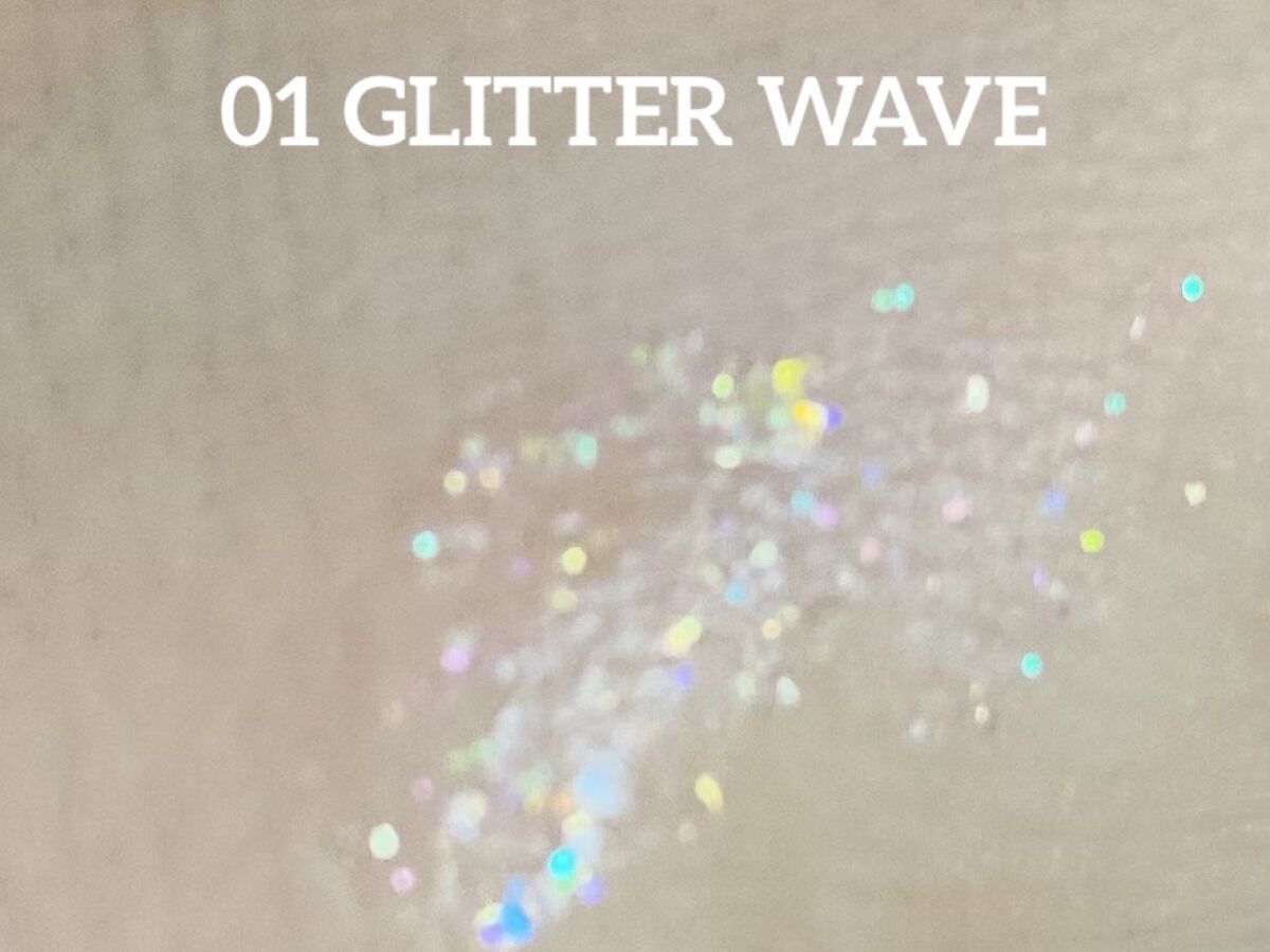 シュガー トゥインクル リキッド グリッター/PERIPERA/グリッターを使ったクチコミ（2枚目）