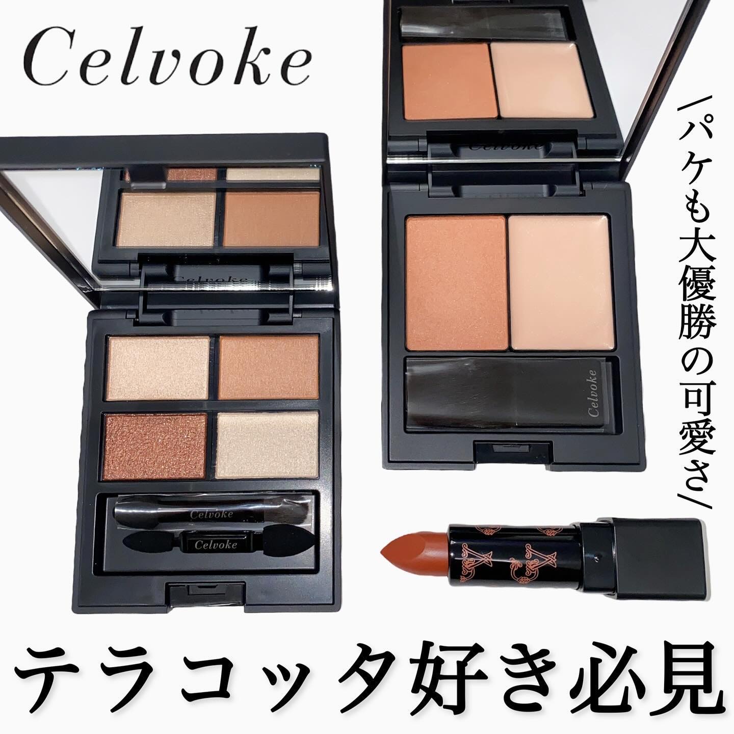 セルヴォーク ヴァティック アイパレット EX07 マイテラコッタ/Celvoke/アイシャドウパレットを使ったクチコミ（1枚目）