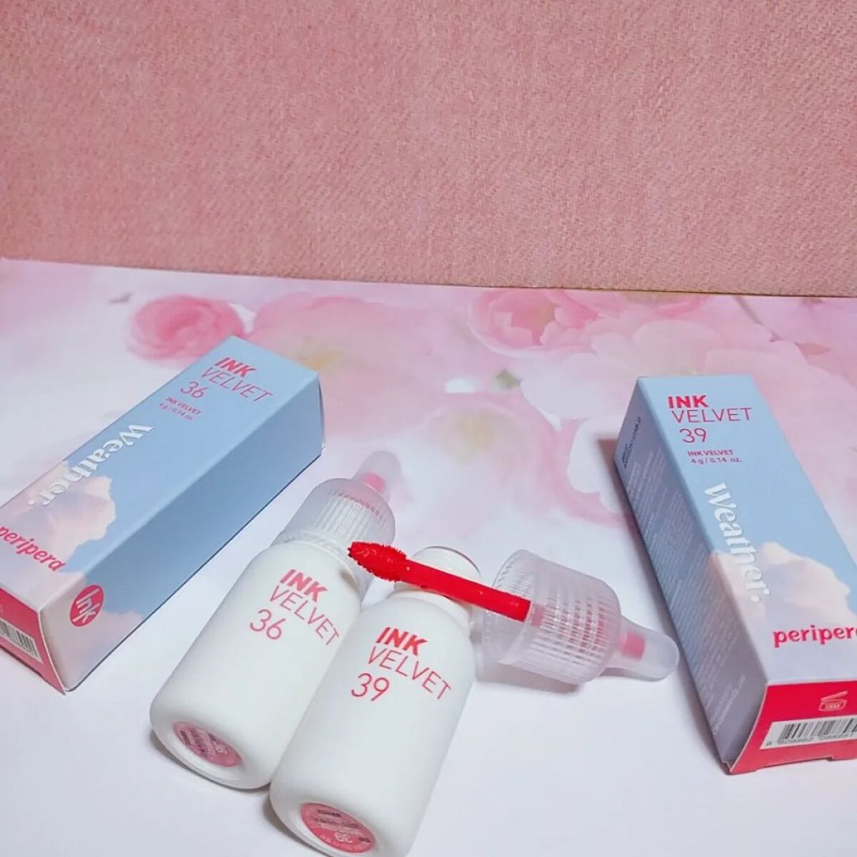 インク ベルベット 39 サニー オレンジ(SUNNY ORANGE)/PERIPERA/口紅を使ったクチコミ（1枚目）