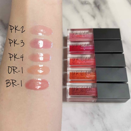 UR GLAM LIP OIL/U R GLAM/リップグロスを使ったクチコミ(3枚目)