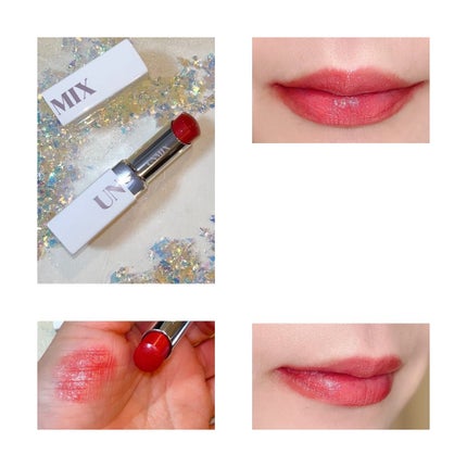 モイスチャーリップスティック グロウ/UNMIX/口紅を使ったクチコミ(4枚目)