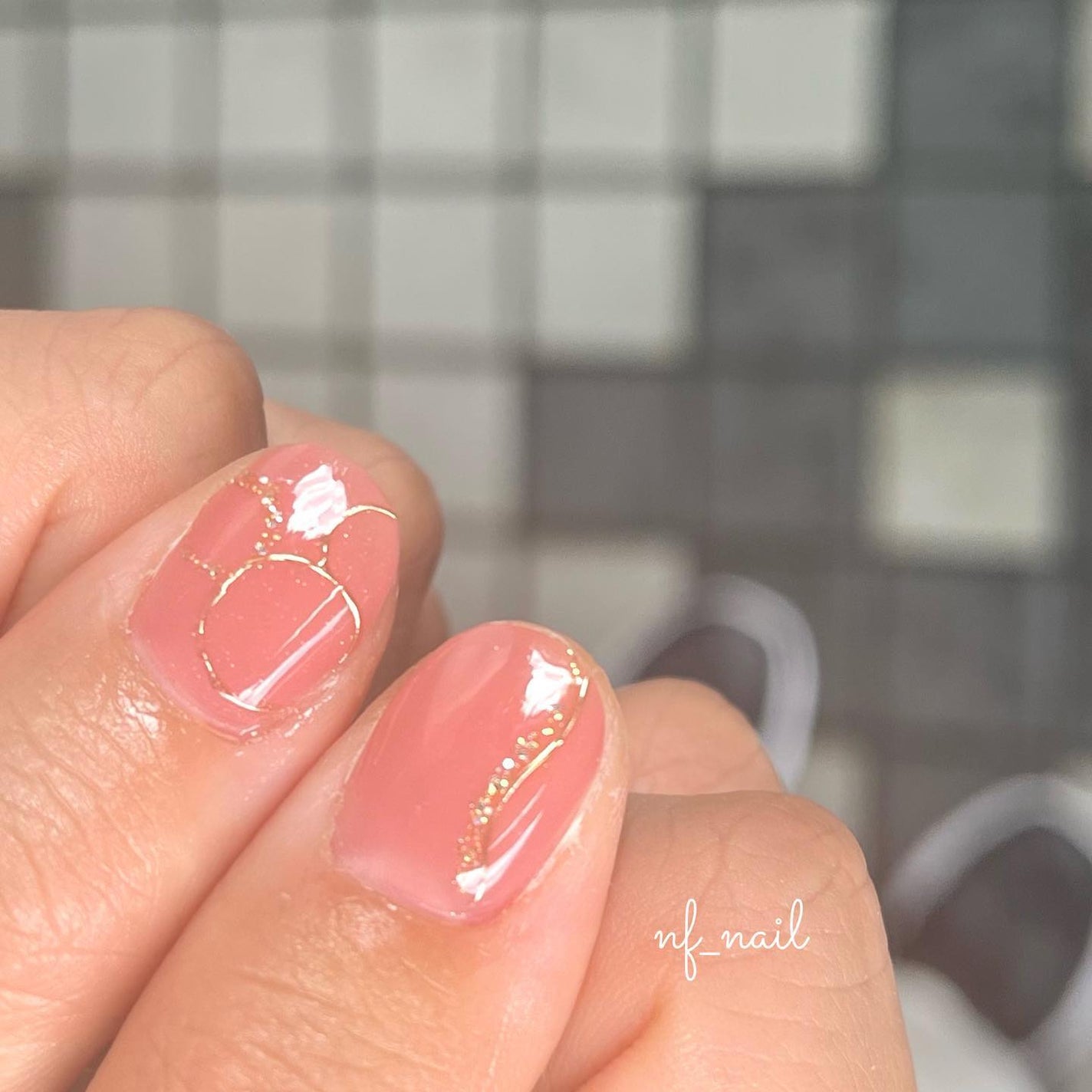 Natsumi◎nailist on LIPS 「ひっそり🐭..#ネイル#ネイルデザイン#ネイルアート#ジ..」(2枚目)