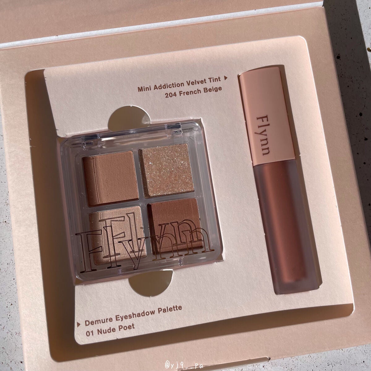 ミニヌーディーエディション/Flynn/メイクアップキットを使ったクチコミ(2枚目)