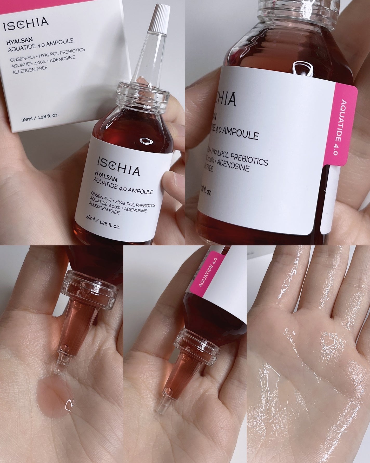 ヒアルサンアンプルデュオ ナイアシン5.0 アクアタイド4.0SET/ISCHIA/美容液を使ったクチコミ(5枚目)