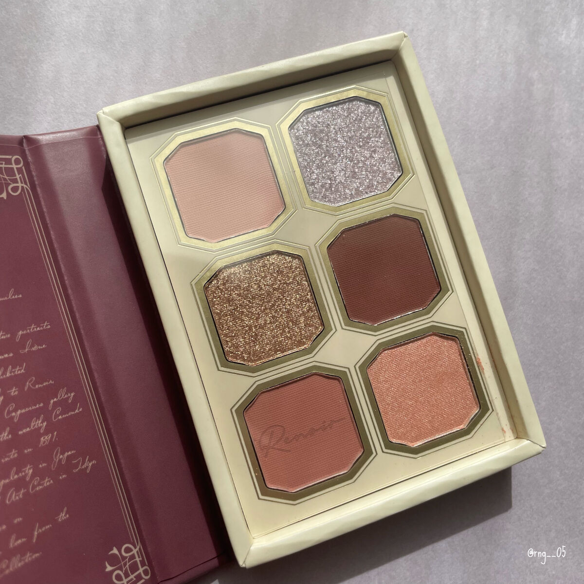 絵画アイシャドウパレット/MilleFée/アイシャドウパレットを使ったクチコミ（2枚目）