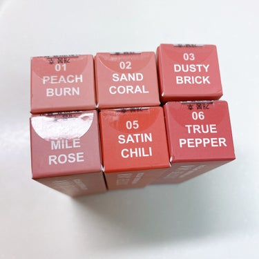 マットムースリップスティック 03_Dusty Brick/SISTER ANN/口紅を使ったクチコミ（3枚目）