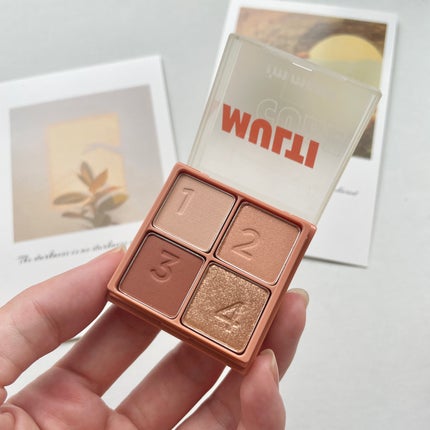 マルチキューブ 003 ベイクド ジンジャー/i’m meme/アイシャドウパレットを使ったクチコミ(3枚目)