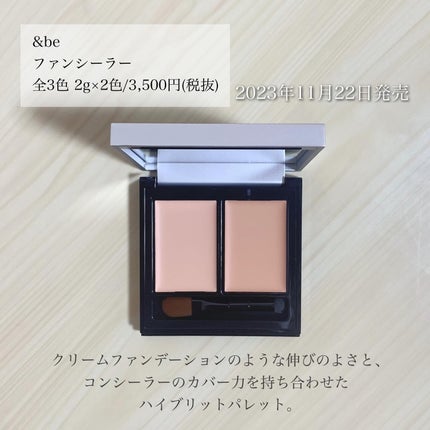 &be ファンシーラー/&be/パレットコンシーラーを使ったクチコミ(2枚目)