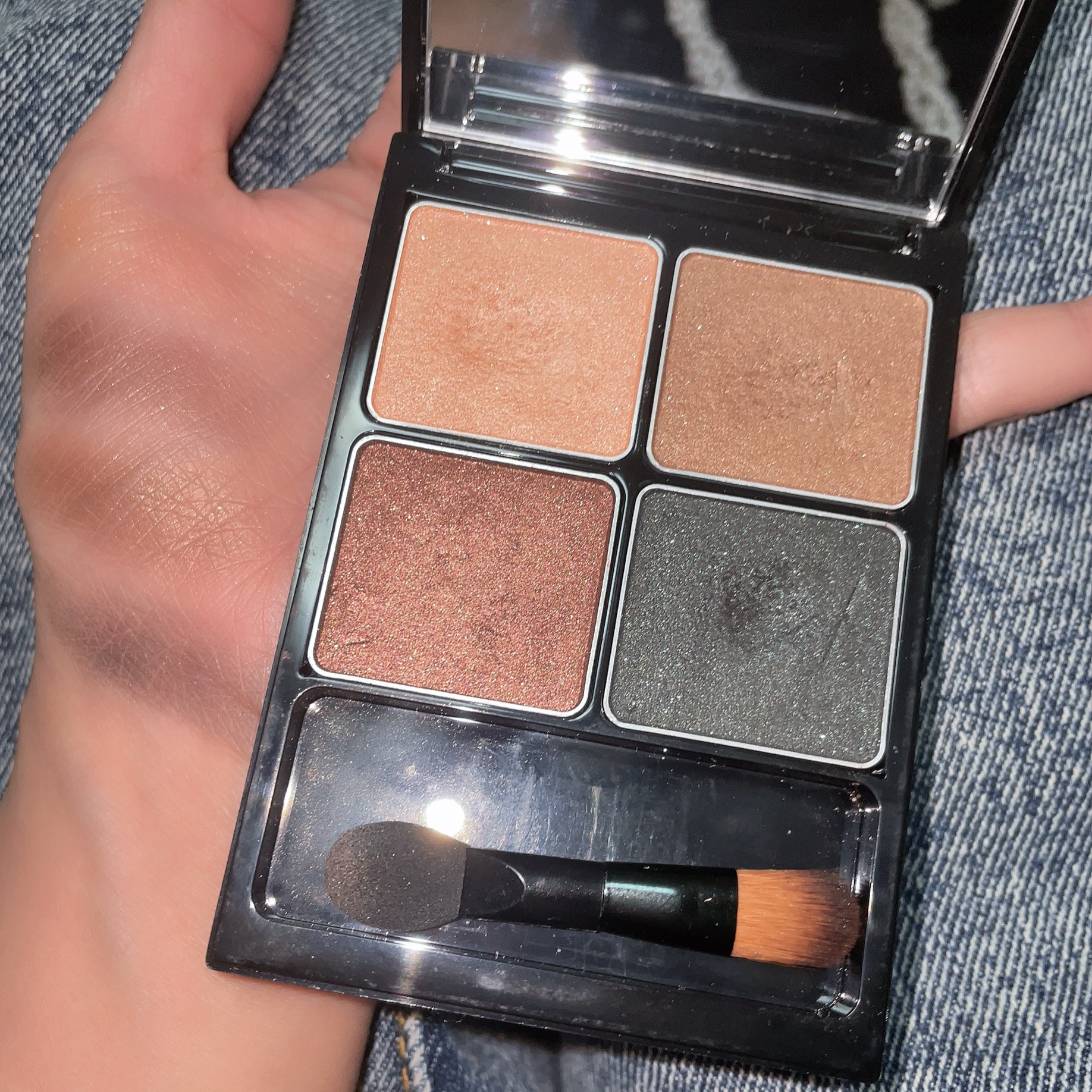&be パレットアイシャドウ グランジロック/＆be/アイシャドウパレットを使ったクチコミ（2枚目）