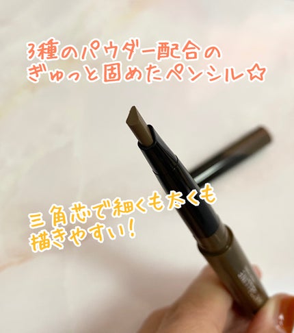 ファッションブロウ パウダーインペンシル N/MAYBELLINE NEW YORK/アイブロウペンシルを使ったクチコミ(2枚目)