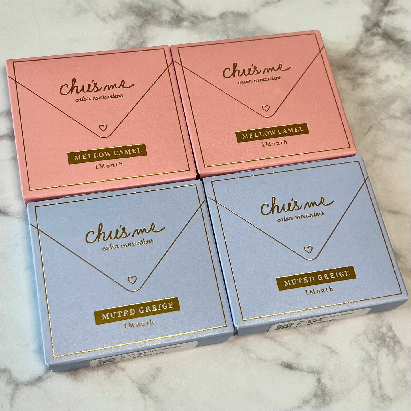 Chu's me monthly ミューテッドグレージュ/Chu's me/１ヶ月（１MONTH）カラコンを使ったクチコミ（2枚目）