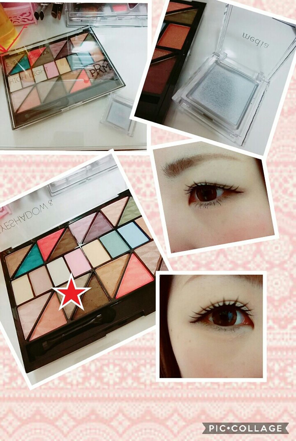 BW アイシャドウパレット PRM (スクエア)/ビューティーワールド/メイクアップキットを使ったクチコミ（1枚目）