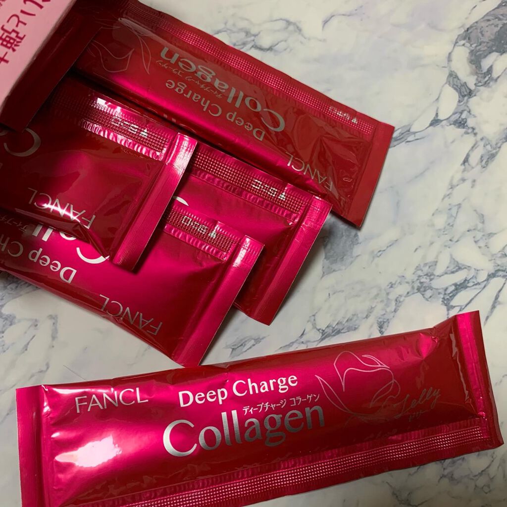 ディープチャージ  コラーゲン スティックゼリー/ファンケル/美容サプリメントを使ったクチコミ（2枚目）