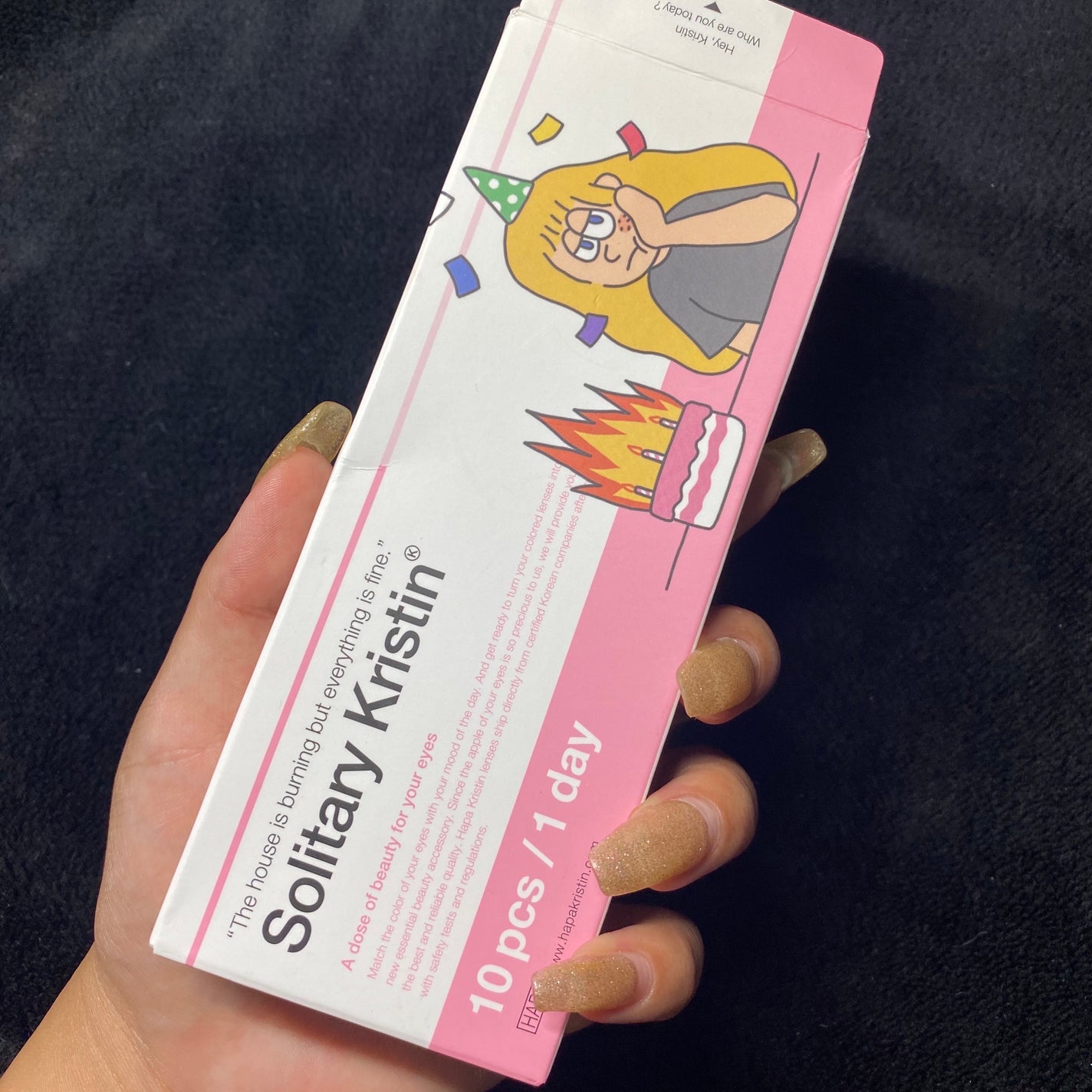 Solitary Kristin/Hapa kristin/カラーコンタクトレンズを使ったクチコミ(4枚目)