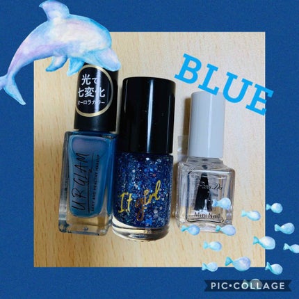 ITGグリッターネイル/DAISO/マニキュアを使ったクチコミ(1枚目)