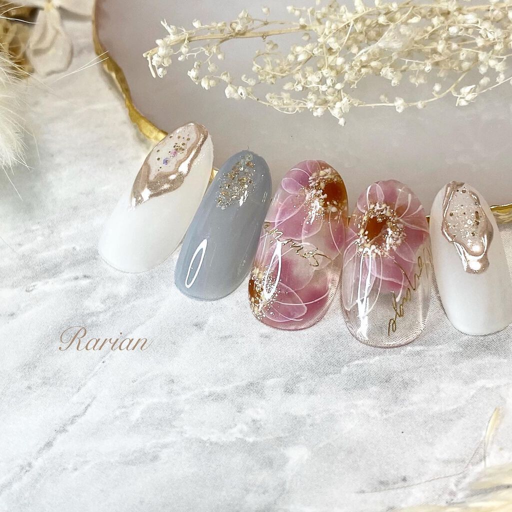 chiho on LIPS 「ꫛꫀꪝ✧‧˚┈┈┈┈┈┈┈┈┈┈たらしこみフラワー゚・*:.。..」(1枚目)