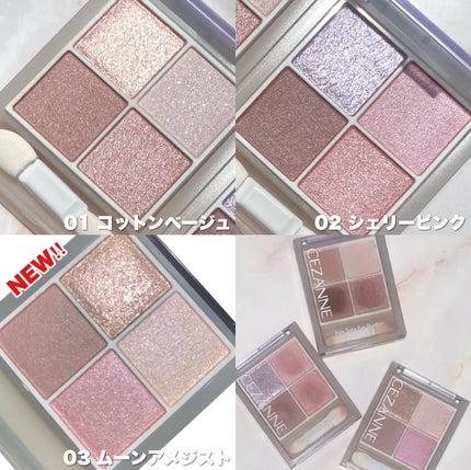 ペールトーンアイシャドウ/CEZANNE/アイシャドウを使ったクチコミ(5枚目)