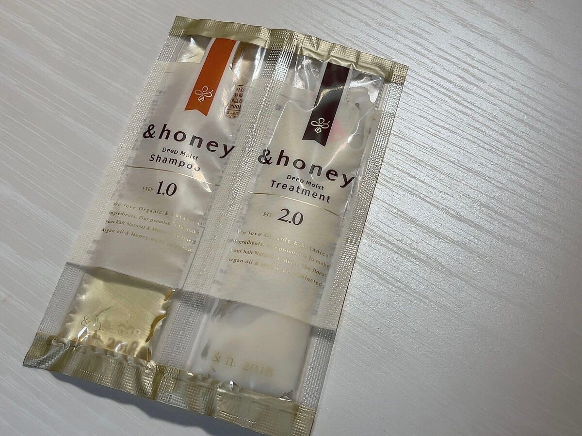 ディープモイスト シャンプー1.0/ヘアトリートメント2.0/&honey/市販シャンプーを使ったクチコミ(1枚目)