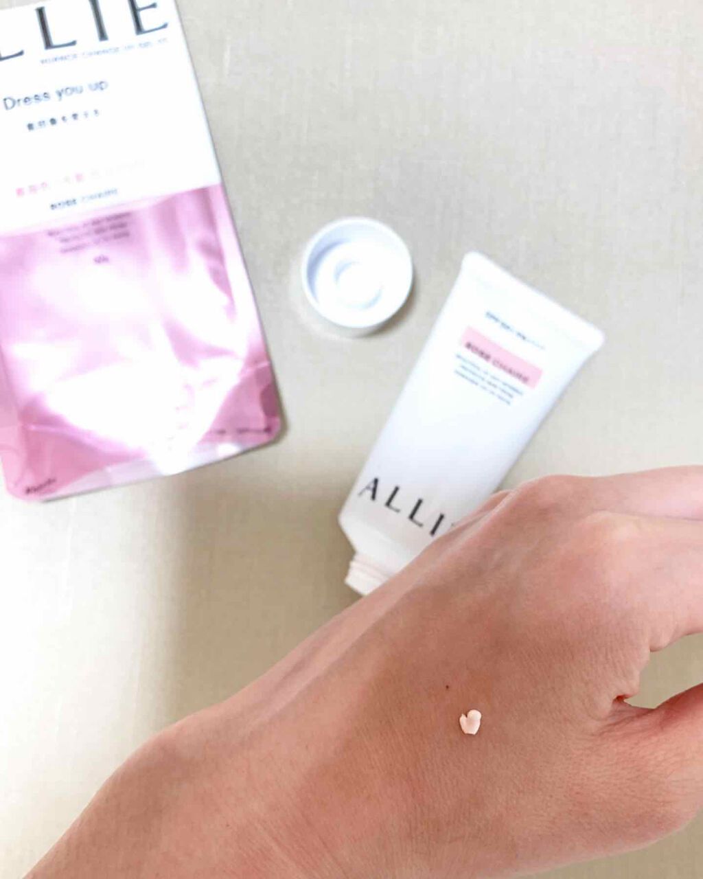 ニュアンスチェンジUV ジェル RS/アリィー/日焼け止めジェルを使ったクチコミ（1枚目）