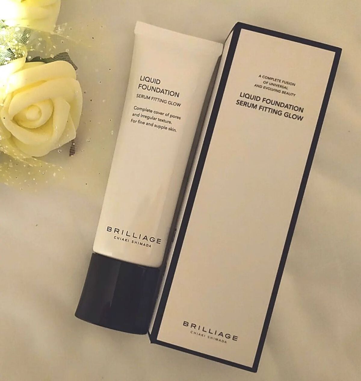 リキッドファンデーション セラム フィッティング グロウ/ブリリアージュ/リキッドファンデーションを使ったクチコミ(3枚目)