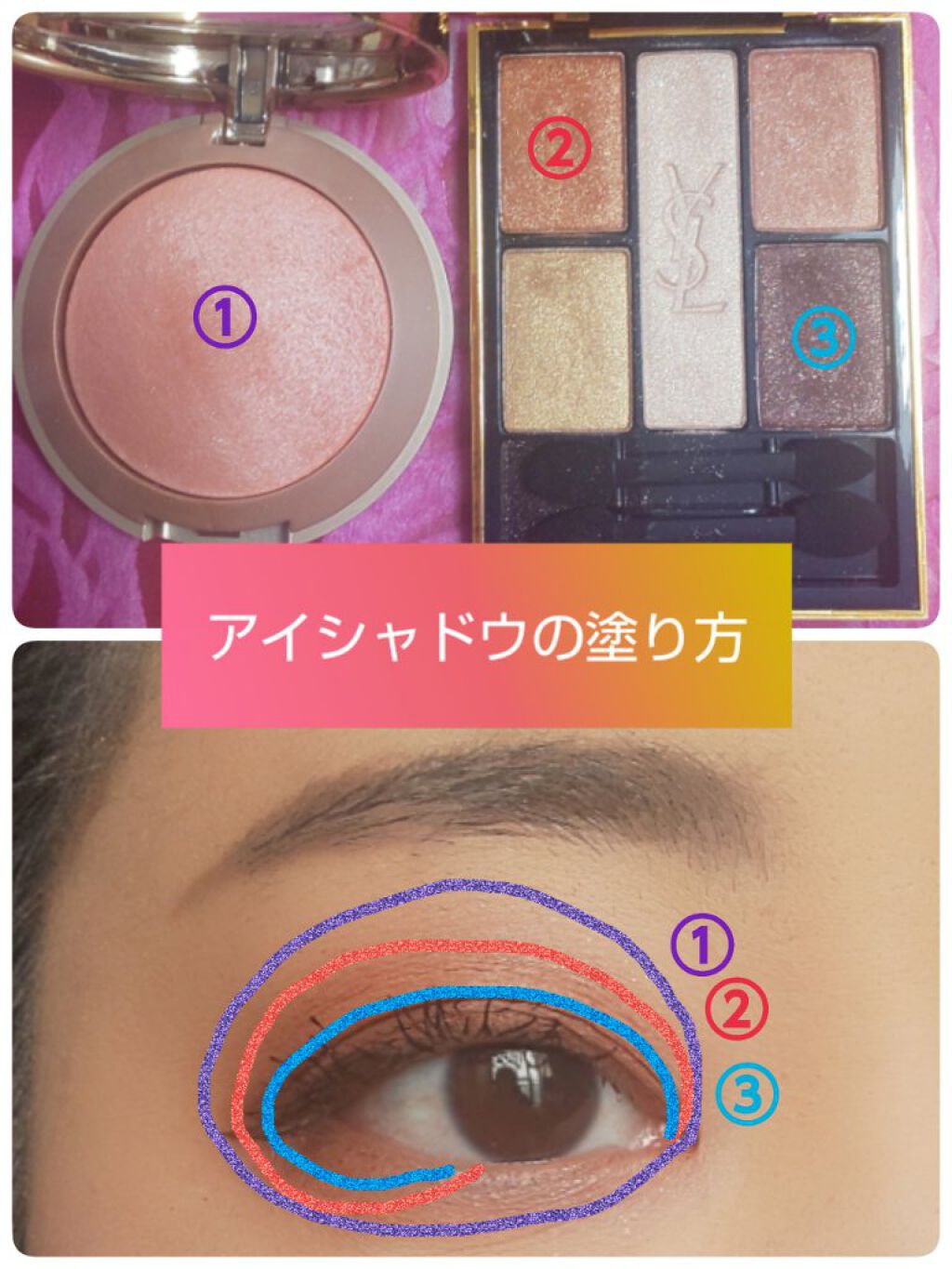 5 COLOUR HARMONY FOR EYES/YVES SAINT LAURENT BEAUTE/アイシャドウパレットを使ったクチコミ（3枚目）