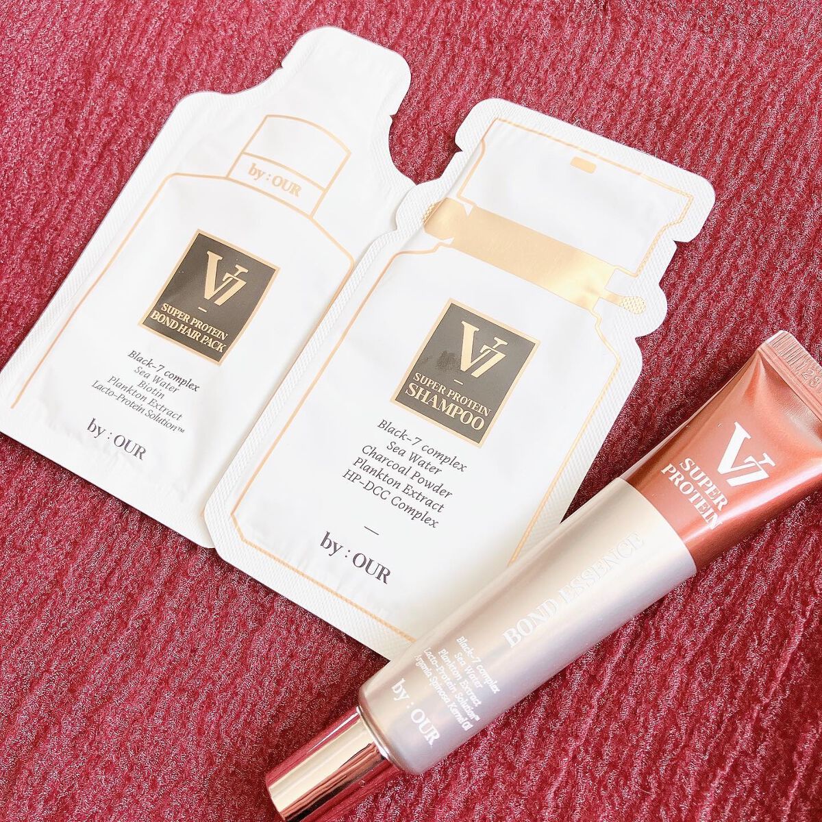 V7 スーパープロテイン ボンドヘアパック/by : OUR/ヘアマスク・ヘアパックを使ったクチコミ（2枚目）