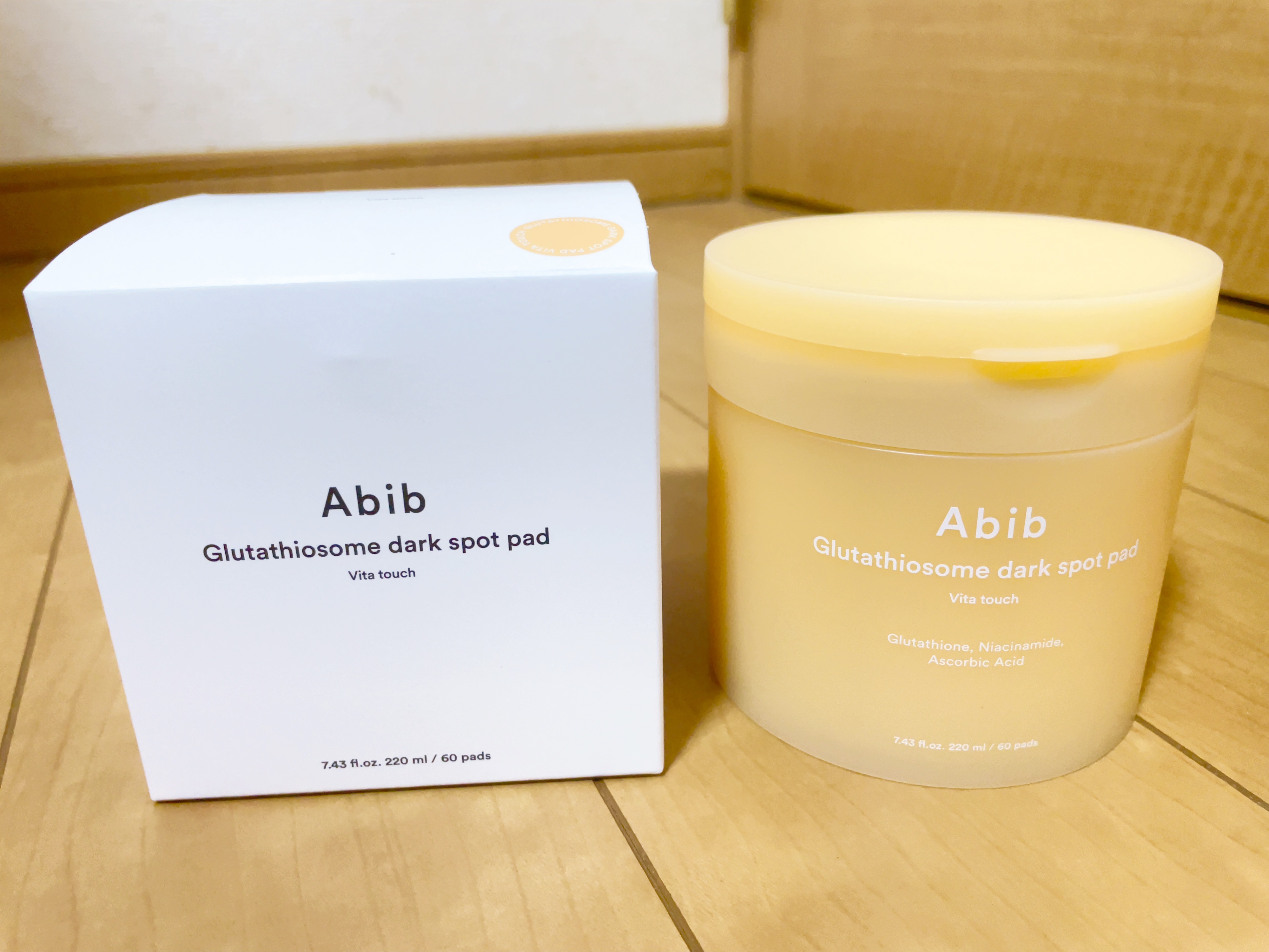 グルタチオンソームダークスポットパッドビタタッチ/Abib /トナーパッドを使ったクチコミ（2枚目）