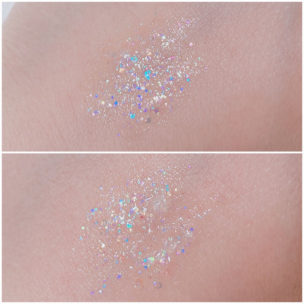 シュガー トゥインクル リキッド グリッター/PERIPERA/グリッターを使ったクチコミ(7枚目)