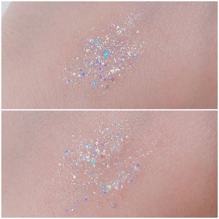 シュガー トゥインクル リキッド グリッター/PERIPERA/グリッターを使ったクチコミ(7枚目)