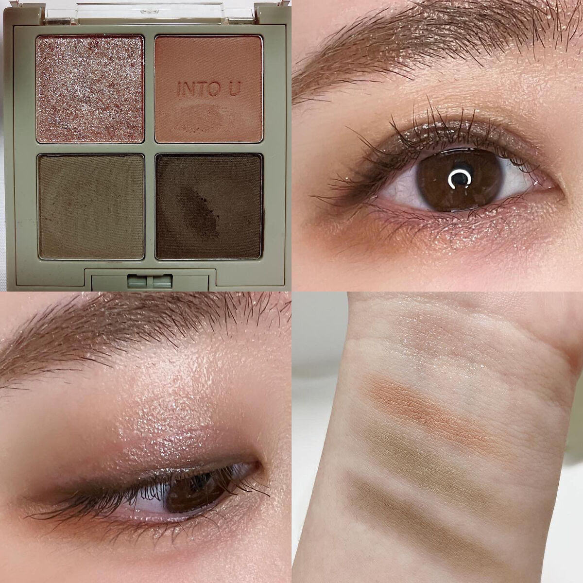 テイスティングライフアイシャドウパレット OL01/INTO U/アイシャドウパレットを使ったクチコミ（3枚目）