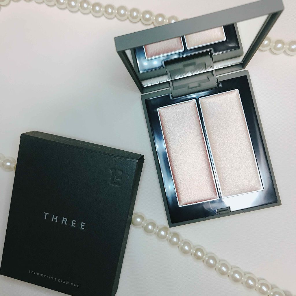 THREE シマリング グロー デュオ/THREE/クリームハイライトを使ったクチコミ(1枚目)