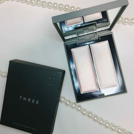 THREE シマリング グロー デュオ/THREE/クリームハイライトを使ったクチコミ(1枚目)