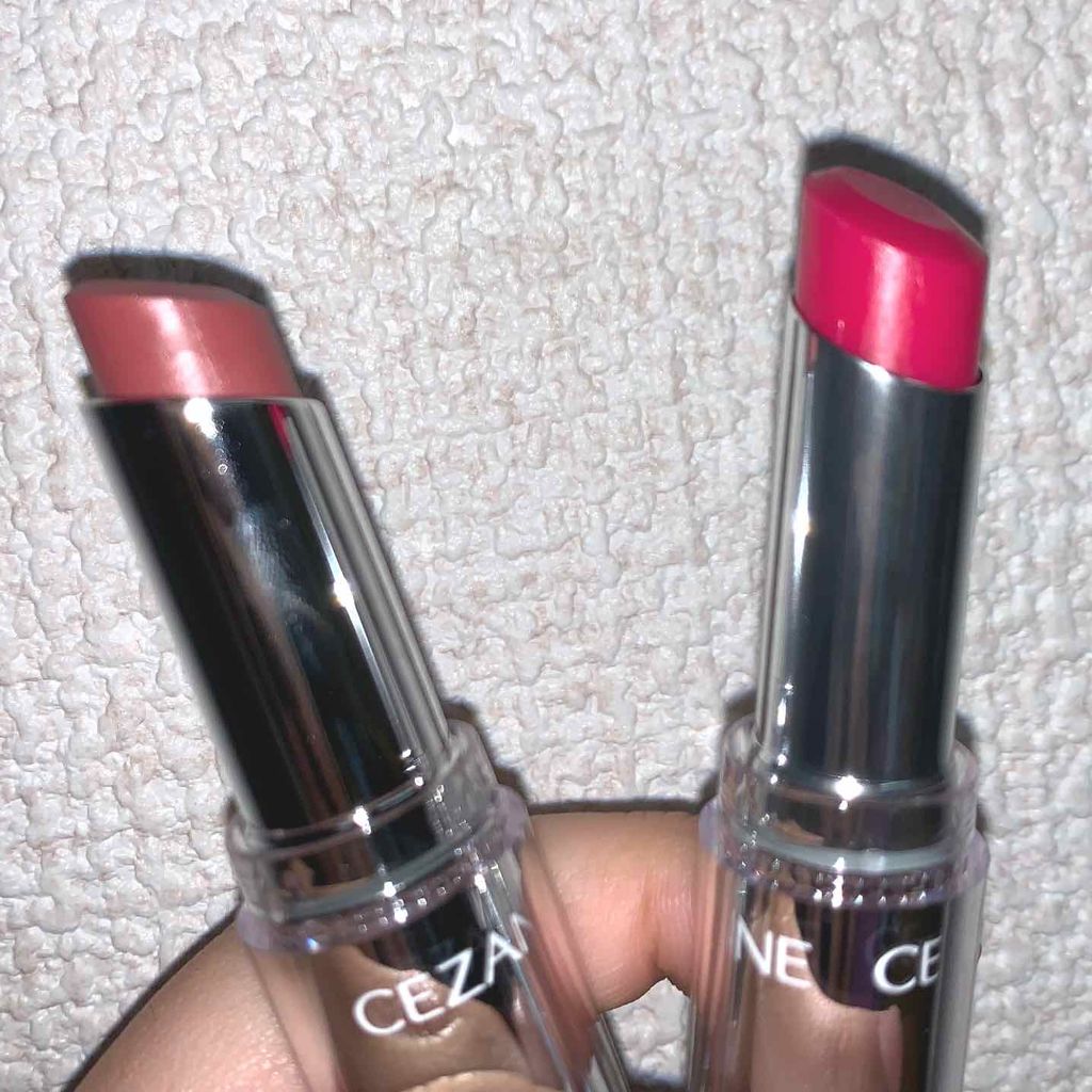 ラスティンググロスリップ/CEZANNE/口紅を使ったクチコミ（1枚目）