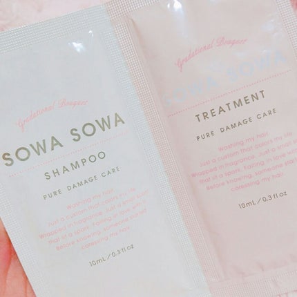 sowasowaピュアダメージケアシャンプー/トリートメント/SOWA SOWA/市販シャンプーを使ったクチコミ(1枚目)