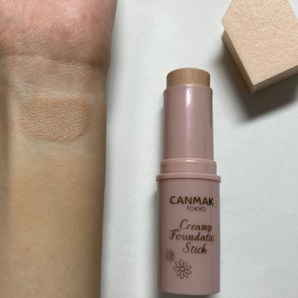 クリーミーファンデーションスティック/キャンメイク/その他ファンデーションを使ったクチコミ（2枚目）