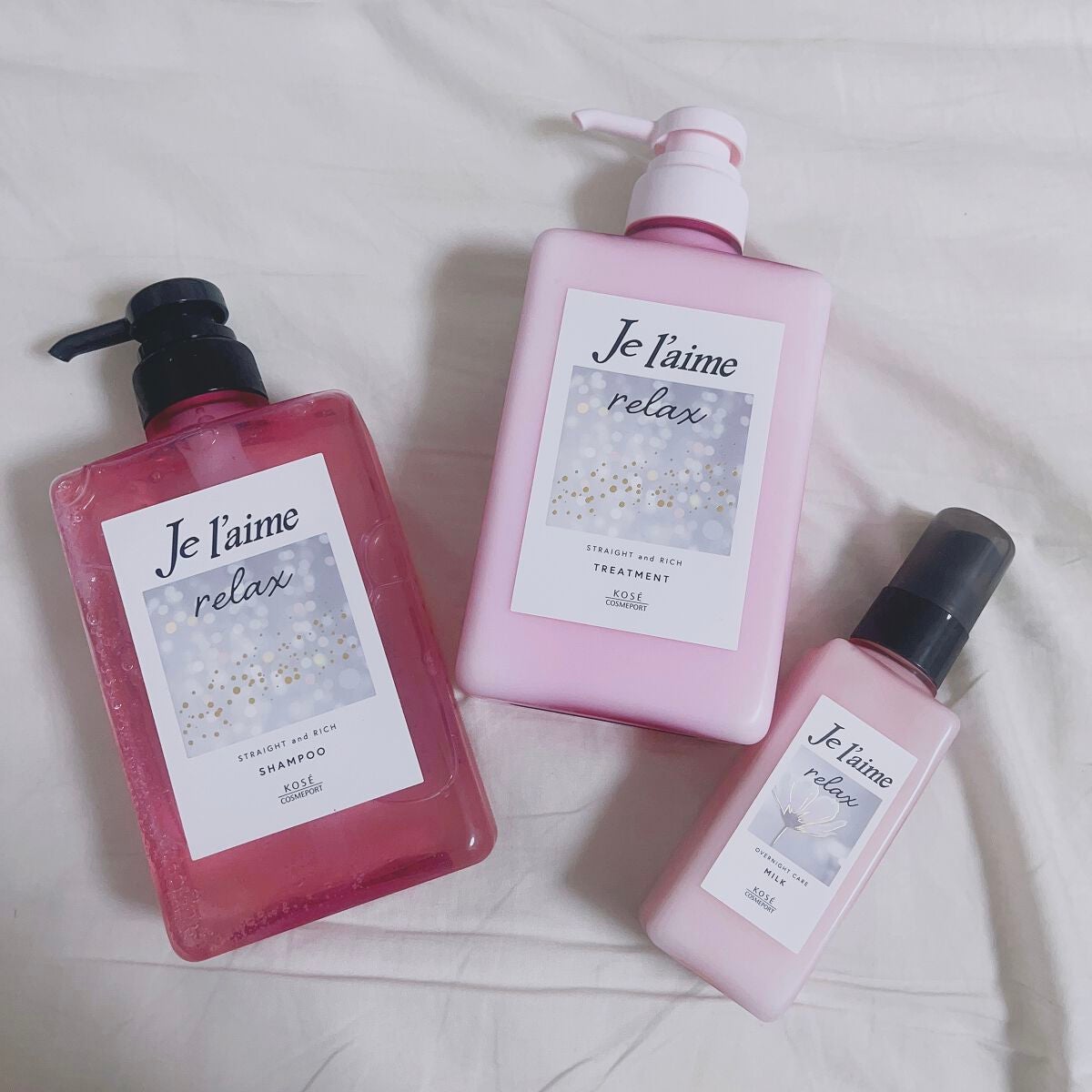 リラックス ミッドナイトリペア シャンプー/ヘアトリートメント (ストレート&リッチ)/Je l'aime/市販シャンプーを使ったクチコミ(1枚目)