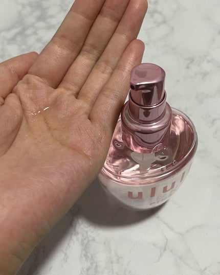 ピンクミー ウォーターコンク コントロール ヘアオイル/ululis/ヘアオイルを使ったクチコミ(3枚目)