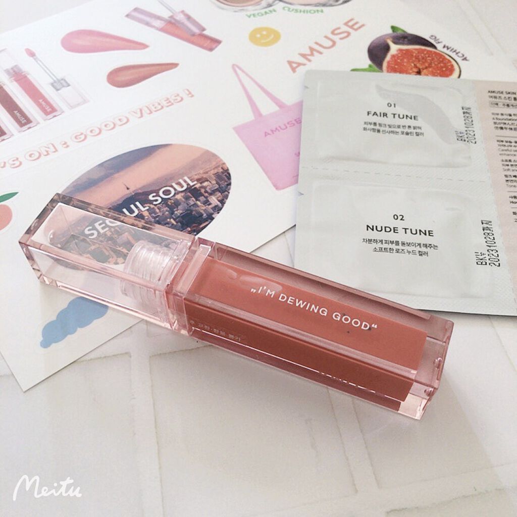 デューティント/AMUSE/リップティントを使ったクチコミ（2枚目）