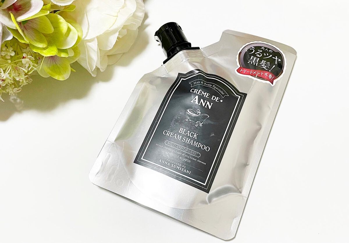 ブラッククリームシャンプー/creme de Ann/市販シャンプーを使ったクチコミ（1枚目）