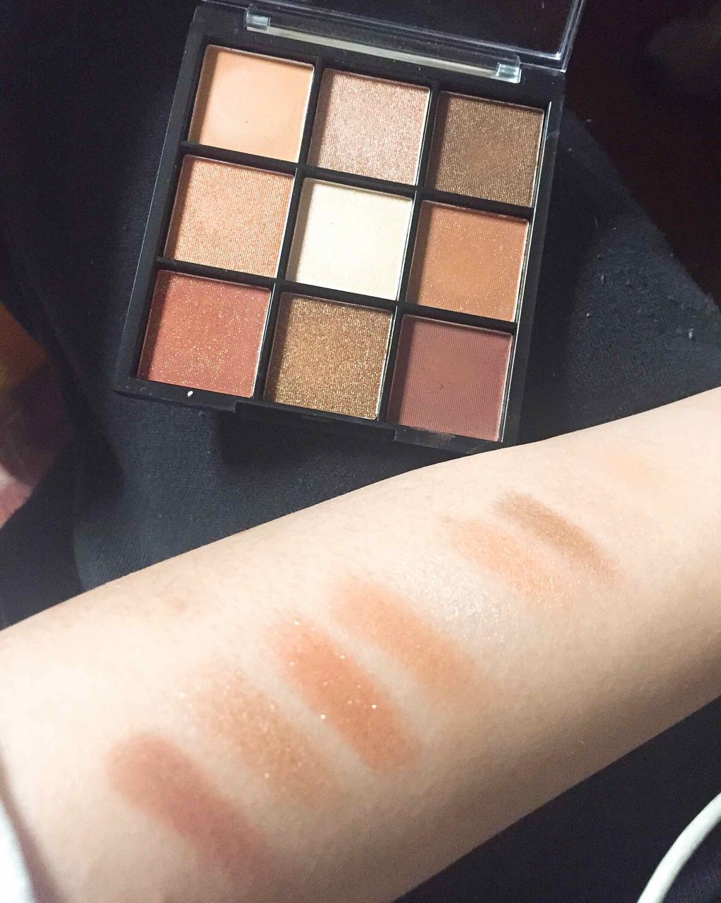 UR GLAM　BLOOMING EYE COLOR PALETTE/U R GLAM/アイシャドウパレットを使ったクチコミ（2枚目）