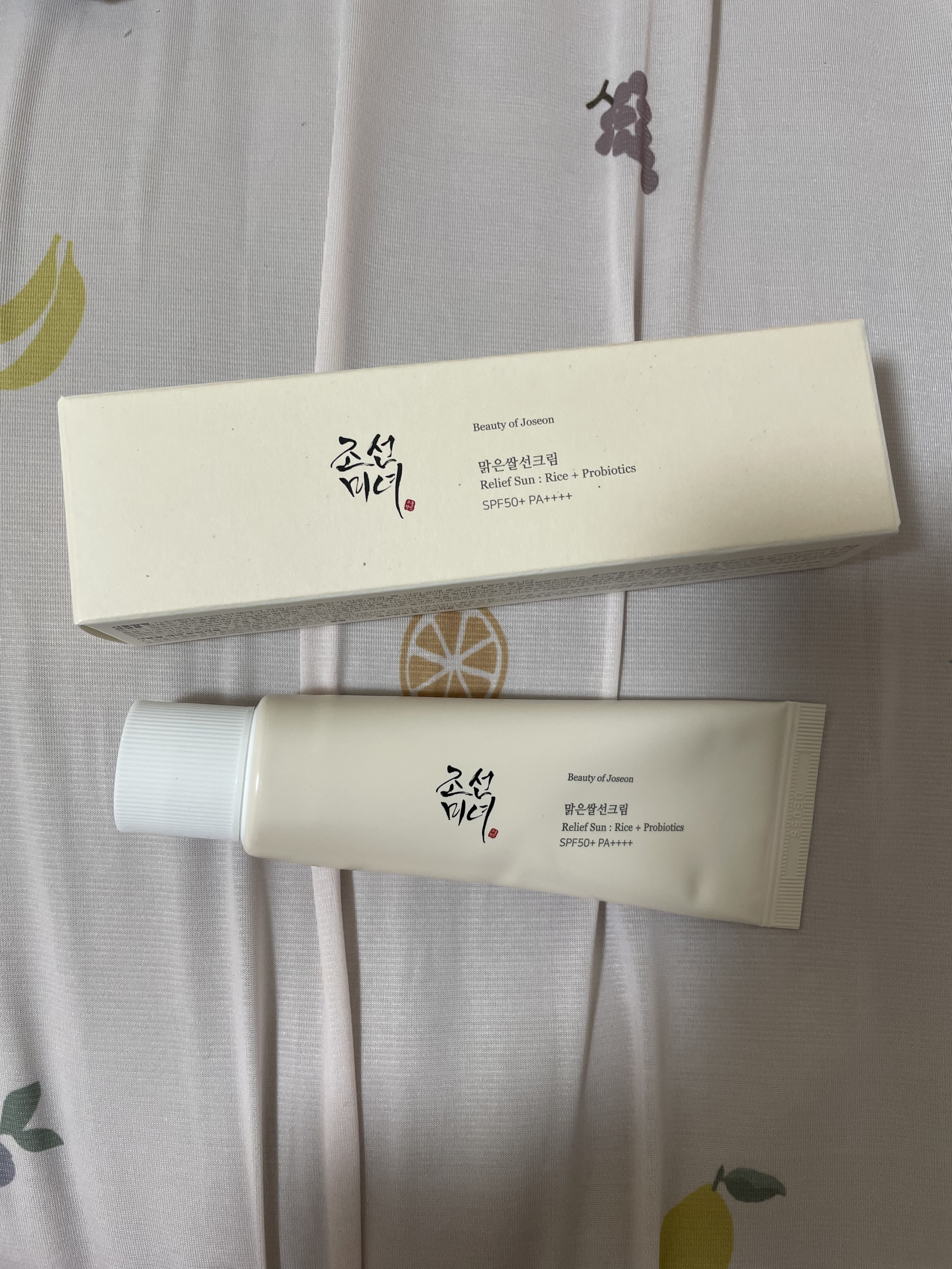 リリーフサンライス + プロバイオティクス/Beauty of Joseon/日焼け止めクリームを使ったクチコミ（1枚目）