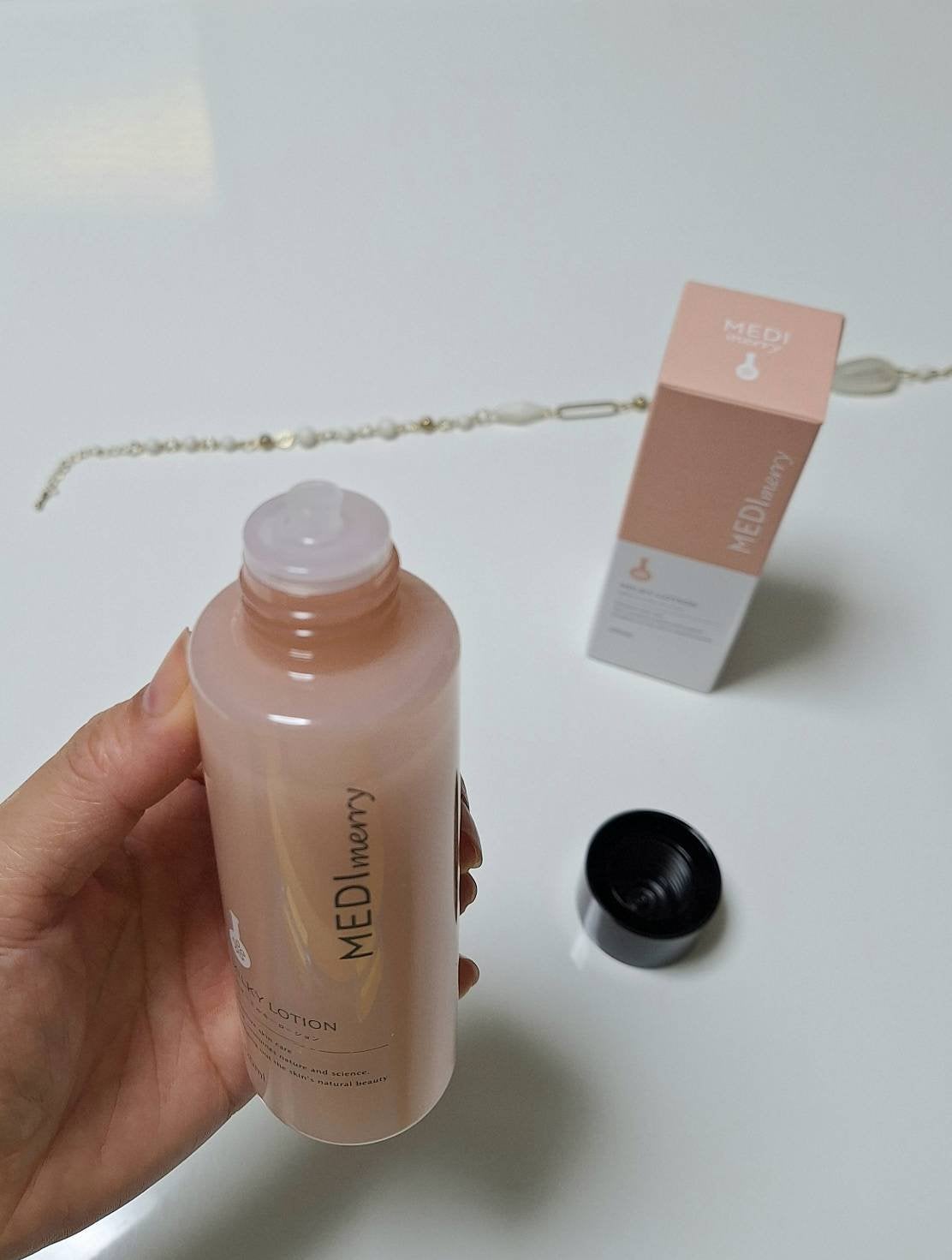 メディメリー もちすべミルキーローション/MEDIMERRY/化粧水を使ったクチコミ(2枚目)