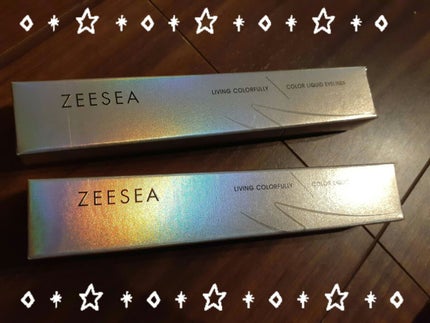 カラーリキッドアイライナー/ZEESEA/リキッドアイライナーを使ったクチコミ(1枚目)