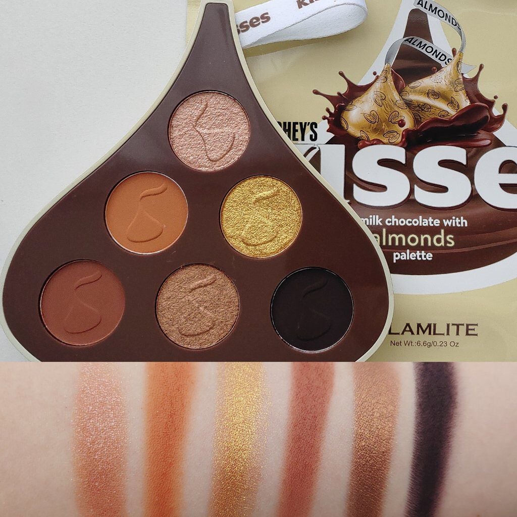 Hershey's KISSES x GLAMLITE/Glamlite/アイシャドウパレットを使ったクチコミ(3枚目)