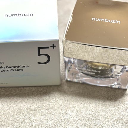 5番 白玉グルタチオンCメラゼロクリーム/numbuzin/フェイスクリームを使ったクチコミ(1枚目)