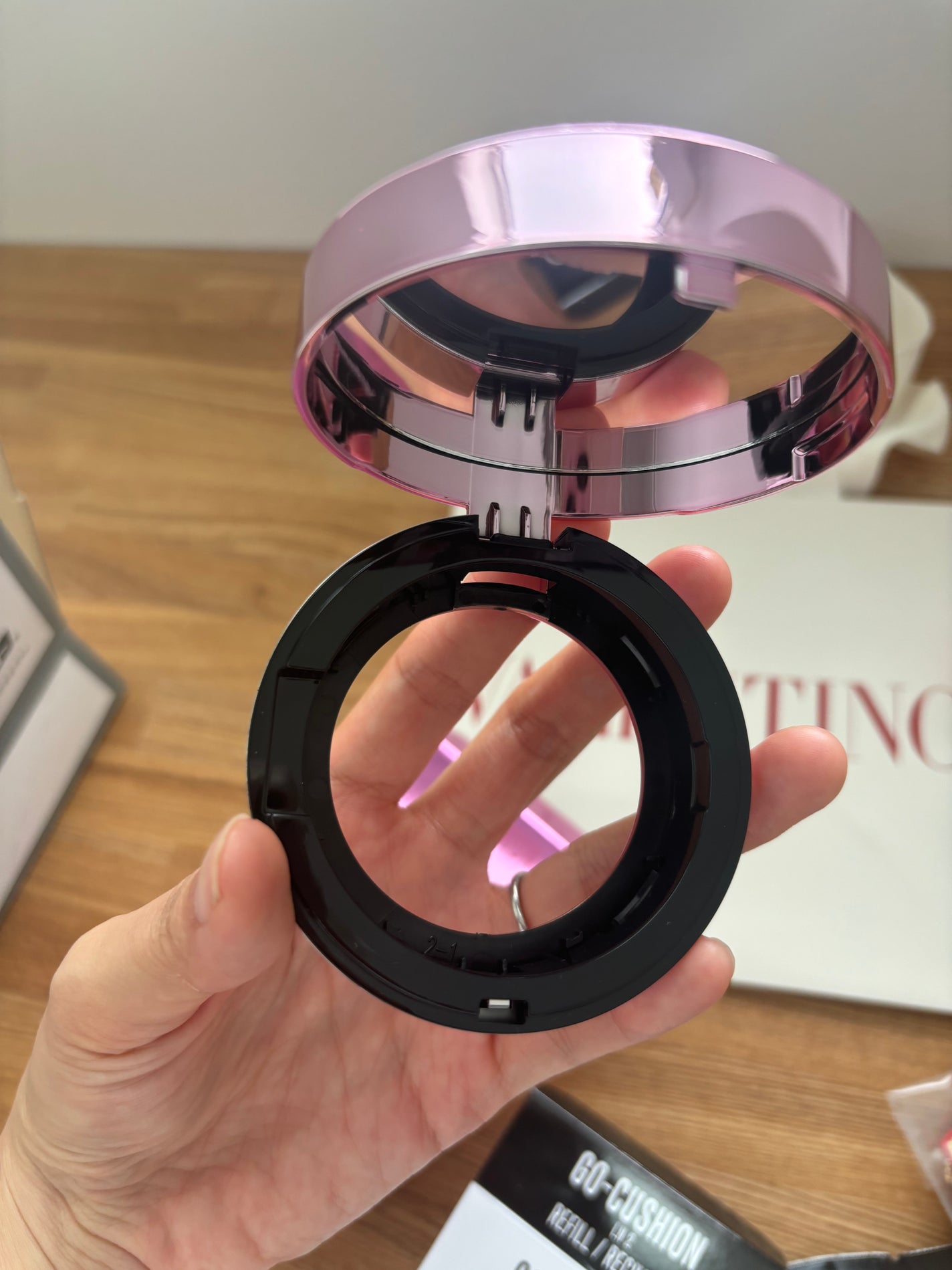 GO クッション/ヴァレンティノ ビューティ/クッションファンデーションを使ったクチコミ(2枚目)