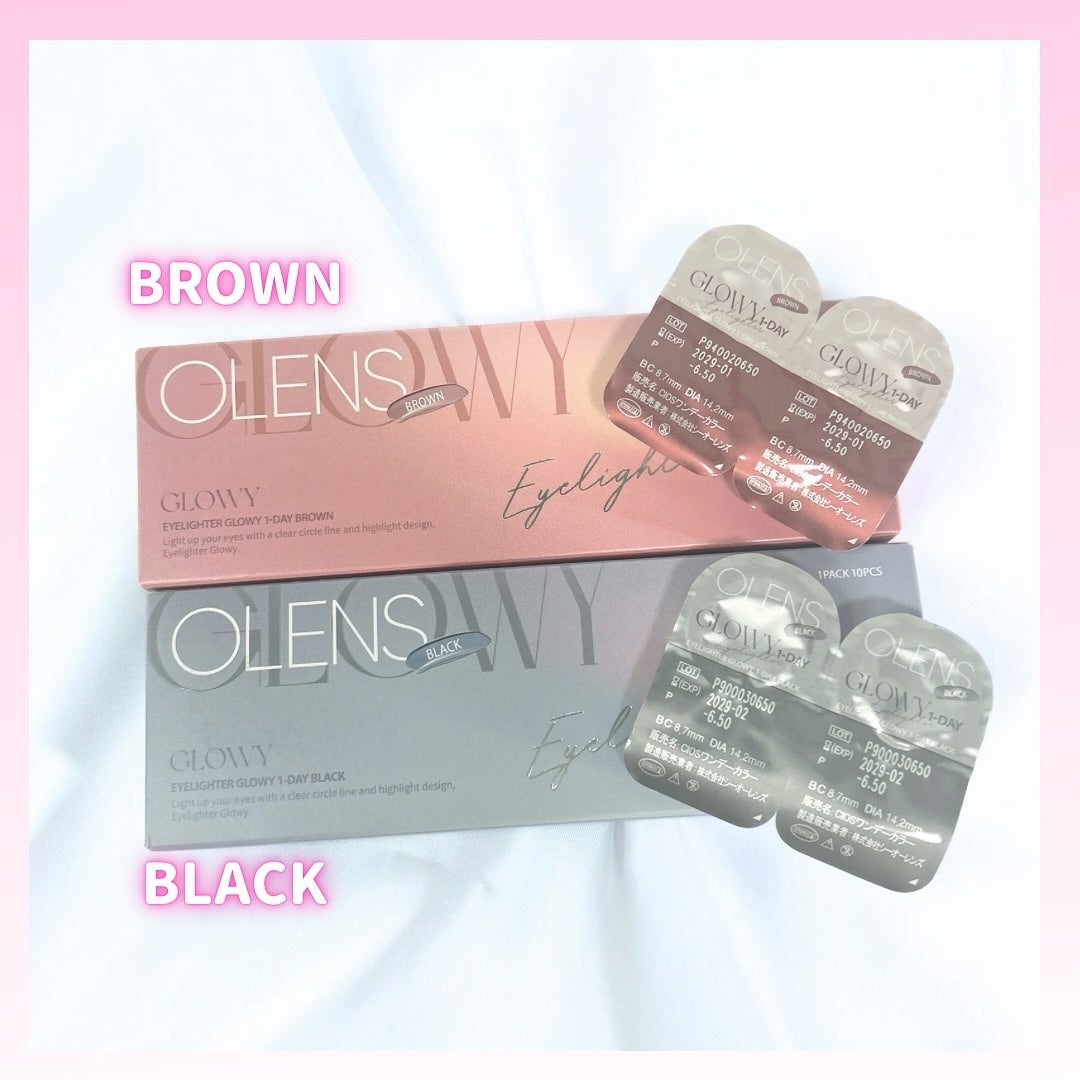 Glowy 1day/OLENS/ワンデー(1DAY)カラコンを使ったクチコミ(3枚目)