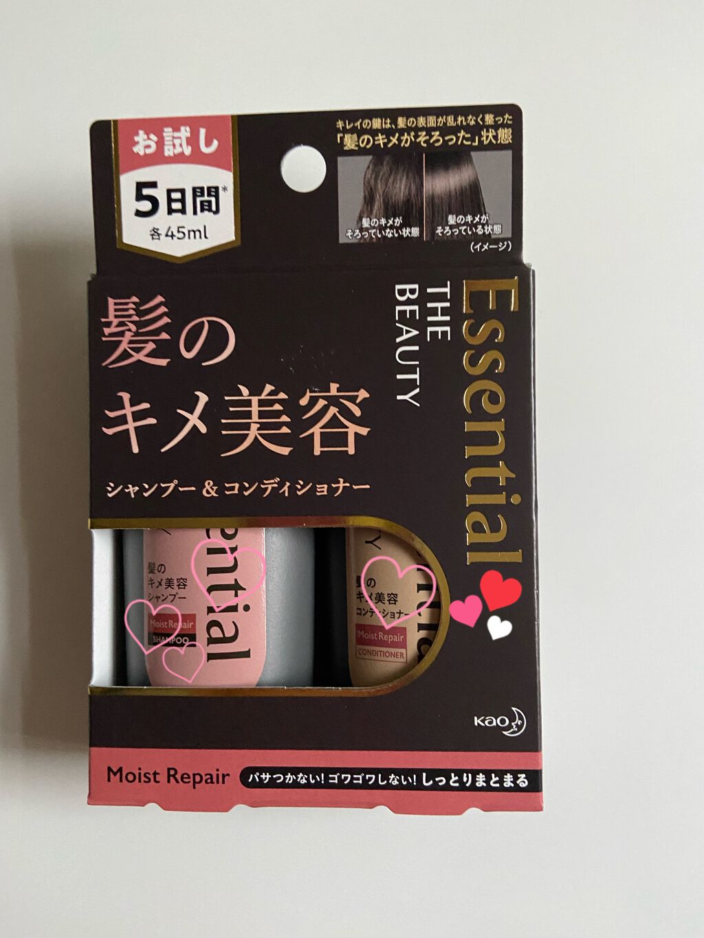 THE BEAUTY 髪のキメ美容シャンプー/コンディショナー<モイストリペア> /エッセンシャル/市販シャンプーを使ったクチコミ(1枚目)