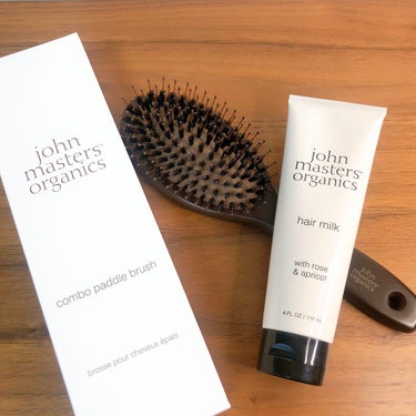 コンボパドルブラシ/john masters organics/ヘアブラシを使ったクチコミ（3枚目）