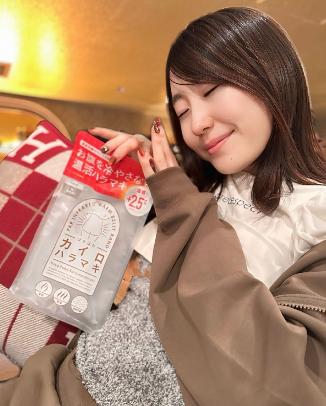 ぽかぽかカイロハラマキ/カイロソックス/その他を使ったクチコミ（2枚目）